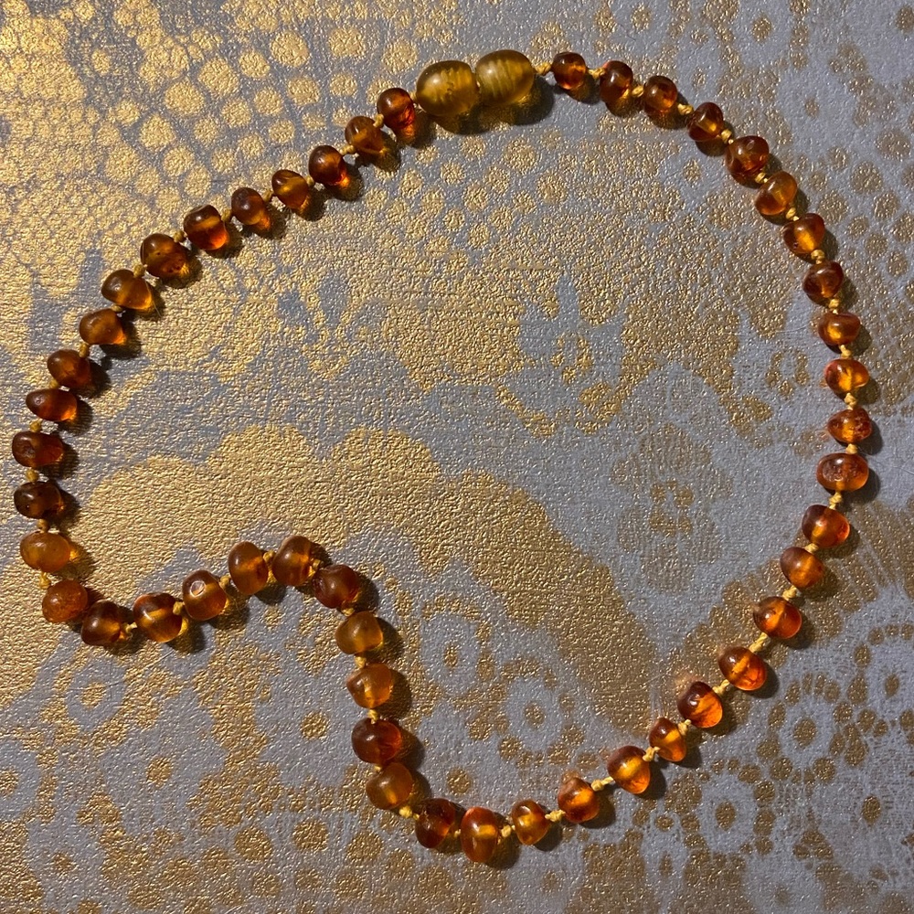 Baltic Amber teething necklace 12.5 inch